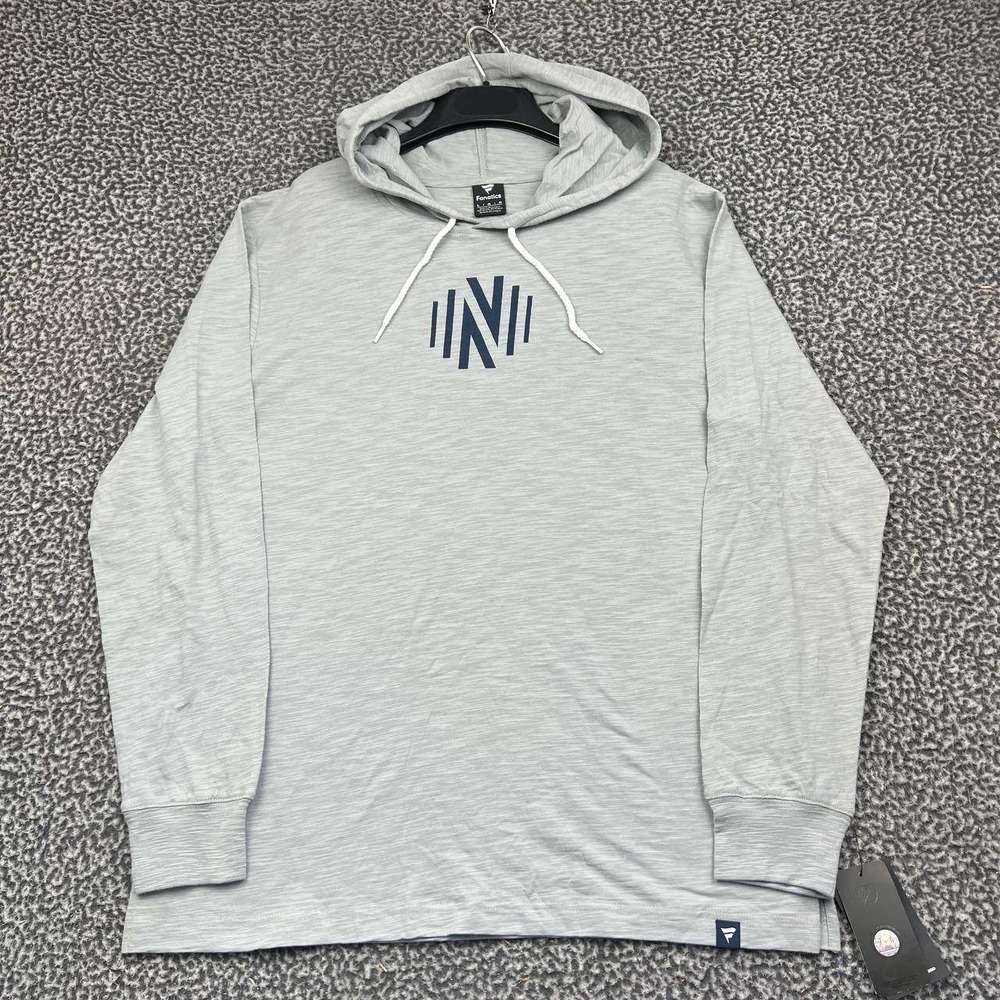 Nashville SC MLS Hoodie Shirt Men Large Gray Fanatics Long Sleeve Cotton New L